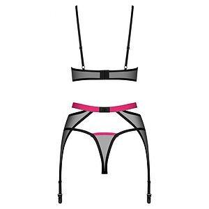 Set 3 Piese Obsessive Novenes Negru M-L