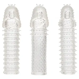 Set 3 Piese Prelungitoare Extension Transparent Set 3 Piese Prelungitoare Extension Transparent pe SexLab