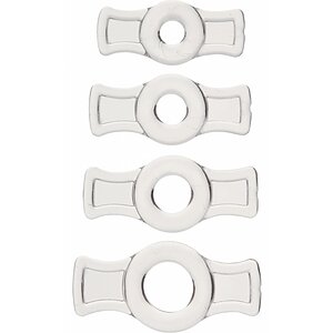 Set 4 Inele Penis TitanMen Tools Transparent pe Sexlab.ro