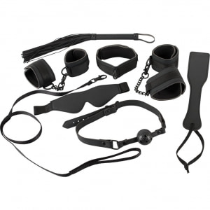 Set 6 Piese Bondage Restraint Negru Set 6 Piese Bondage Restraint Negru pe Sexlab.ro