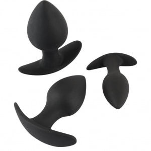 Set Anal Plug Black Velvets Trainer Negru Set Anal Plug Black Velvets Trainer Negru pe Sexlab.ro
