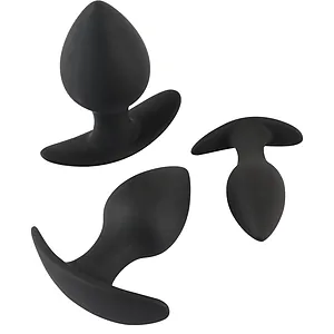 Set Anal Plug Black Velvets Trainer pe SexLab