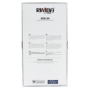 Set Anal Plug Rimba Berlin Bling Negru