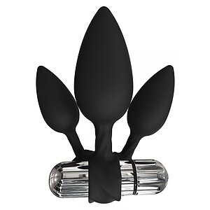 Set Anal Training Plugs Vibe Negru