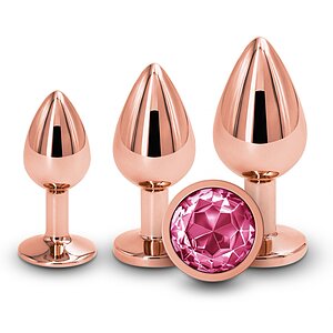 Set Antrenament Intim 3 Piese Roz Auriu NS Novelties pe SexLab