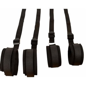 Set Bed Restraint Bondage Negru