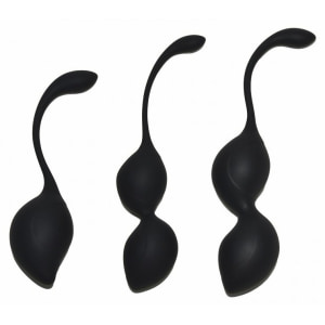 Set Bile Vaginale Geneva Negru Bile Vaginale Pentru Tonifiere Podea Pelvina