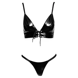 Set Black Level Vinyl Charlotte Negru Set Black Level Vinyl Charlotte Negru pe Sexlab.ro