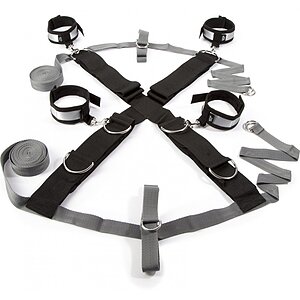 Set Bondage Keep Still Negru pe SexLab