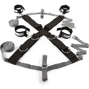 Set Bondage Keep Still Negru pe SexLab