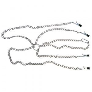 Set Cleme Sextreme Argintiu Set Cleme Sextreme Argintiu pe Sexlab.ro