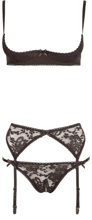 Set Cottelli Collection Aaliyah Negru pe Sexlab.ro