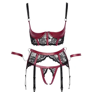 Set Cottelli Collection Annie Roșu pe Sexlab.ro