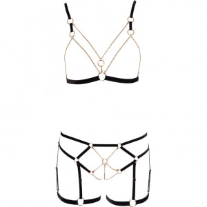 Set Cottelli Collection Jayleen Negru Set Cottelli Collection Jayleen Negru pe Sexlab.ro