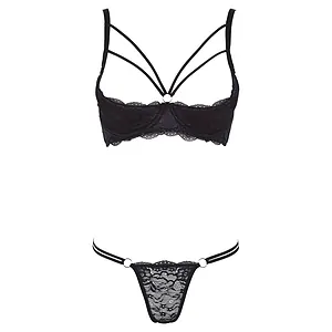 Set Cottelli Collection Kinsley Negru Set Cottelli Collection Kinsley Negru pe SexLab