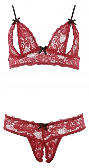 Set Cottelli Collection Layla Roșu Set Cottelli Collection Layla Roșu pe Sexlab.ro