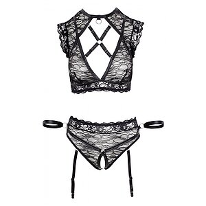 Set Cottelli Collection Lucille Negru pe Sexlab.ro
