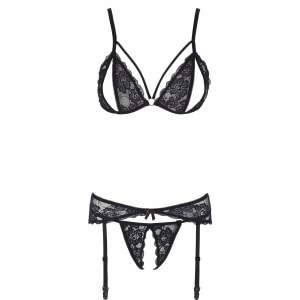 Set Cottelli Collection Marlee Negru Set Cottelli Collection Marlee Negru pe Sexlab.ro