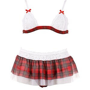 Set Cottelli Collection Selene Roșu pe SexLab
