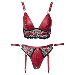 Set Cottelli Collection Skyler Roșu Set Cottelli Collection Skyler Roșu pe SexLab