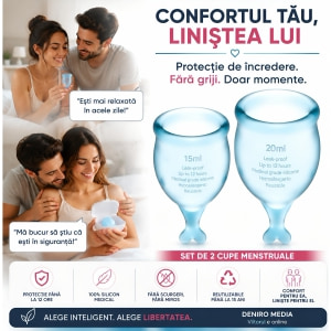 Set Cupe Menstruale Satisfyer Feel Secure