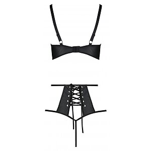Set Din Piele Passion Tamaris Negru L-XL