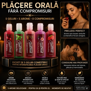 Set Geluri Pentru Sex Oral De Calitate 5 buc