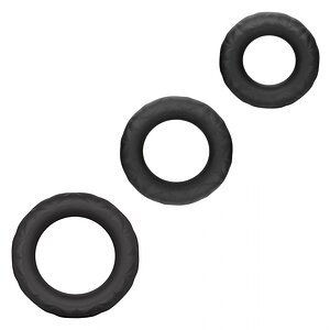 Set Inele Link Up Ultra Soft Supreme Negru Set Inele Link Up Ultra Soft Supreme Negru pe Sexlab.ro