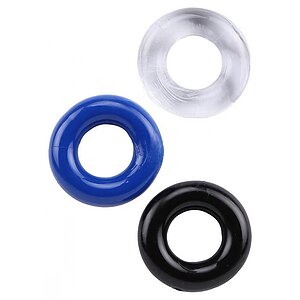 Set Inele Penis Donut Rings Multicolor pe SexLab