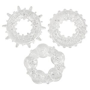 Set Inele Penis Stardust Love Rings Transparent pe SexLab