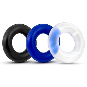 Set Inele Penis Stay Hard Donut Multicolor pe SexLab