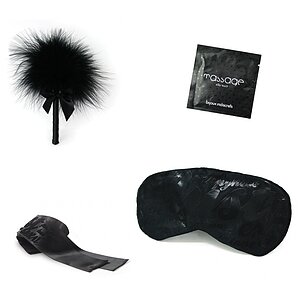 Set Pentru Jocuri Senzuale Cuplu Set Instruments Of Pleasure Negru