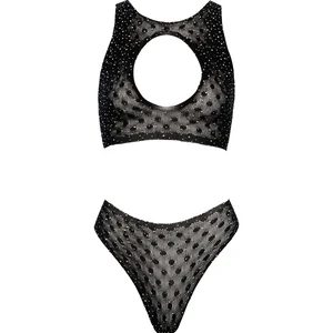 Set Intim Fantasy Cottelli Collection – Top + Tanga S-L pe Sexlab.ro