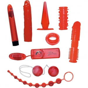 Set Jucării Erotice Red Roses Roșu pe Sexlab.ro