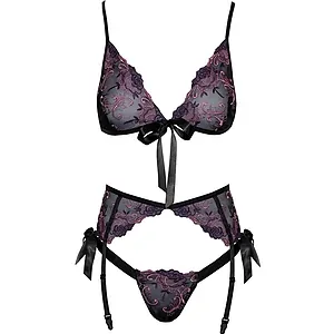 Set Kissable Crystina Negru Set Kissable Crystina Negru pe SexLab