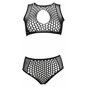 Set Le Desir Duo Net Key-Hole Negru Set Le Desir Duo Net Key-Hole Negru pe SexLab