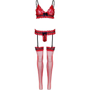 Set Leg Avenue Amanda Roșu pe SexLab