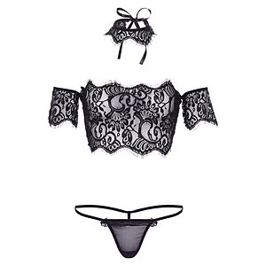 Set Leg Avenue Skyla Negru Set Leg Avenue Skyla Negru pe Sexlab.ro
