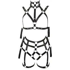 Set Lenjerie Bondage Negru pe Sexlab.ro