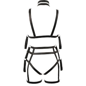 Set Lenjerie Bondage Negru L-XL