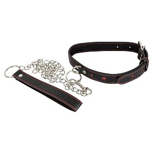 Set Lesă Și Zgardă Bad Kitty Set Lesă Și Zgardă Bad Kitty pe Sexlab.ro