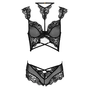 Set LivCo Palmenom Negru Set LivCo Palmenom Negru pe SexLab