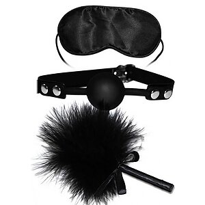 Set Lovetoy Deluxe Bondage Kit Negru pe SexLab