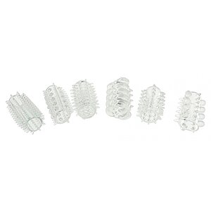 Set Manșoane Power Sleeve Transparent pe SexLab