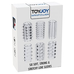ToyJoy Power Sleeve Set 6 Manșoane Elastice Transparente