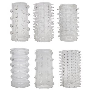 Set Mansoane Red Roses 6buc Transparent pe SexLab