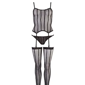 Set No:Xqse Basque Negru pe Sexlab.ro