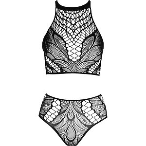 Set No:Xqse Elise Negru pe Sexlab.ro