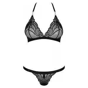 Set Obsessive 828-SET Negru pe SexLab