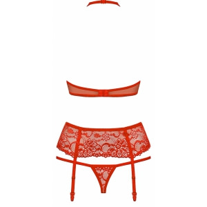 Set Obsessive 838-SEG Roșu L-XL
